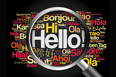 Hello in languages around the world