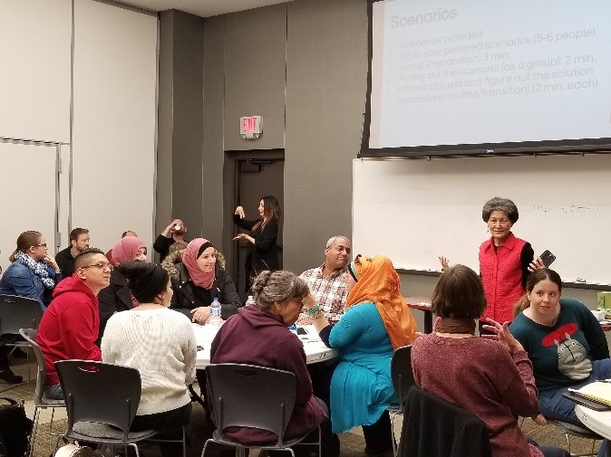 picture of teachers attending a LOTE workshop